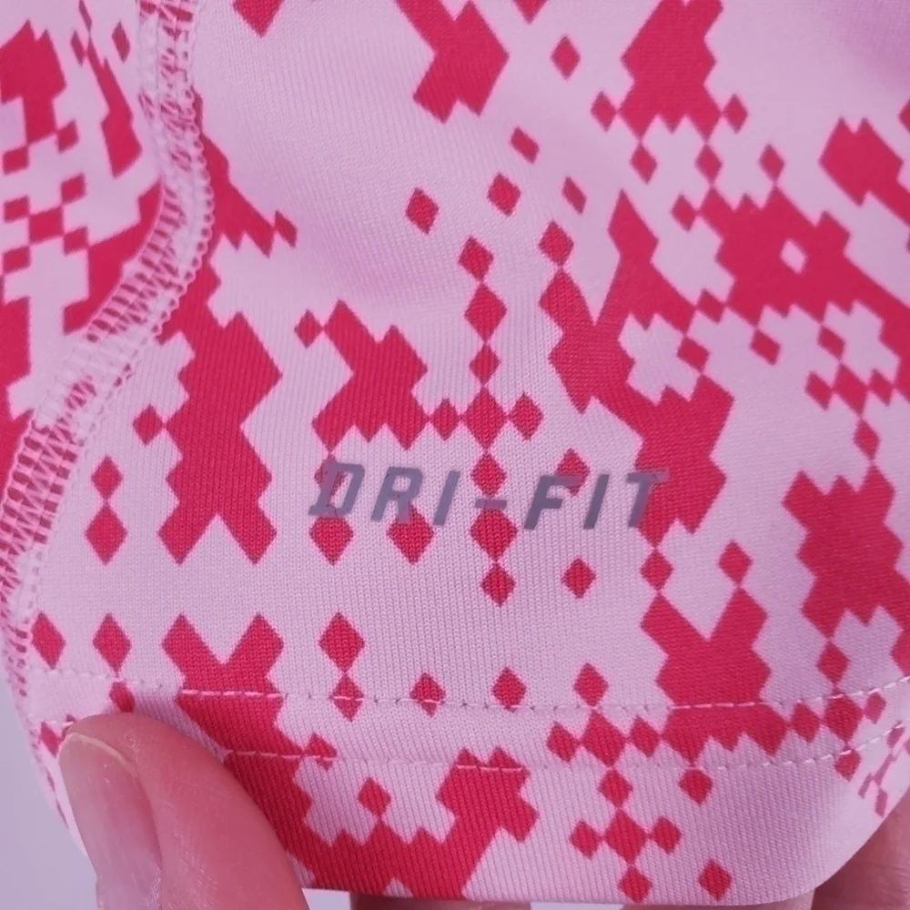 Nike Dri-Fit Pixel Shelf Bra Racer Back Tank Top - Picture 2 of 7